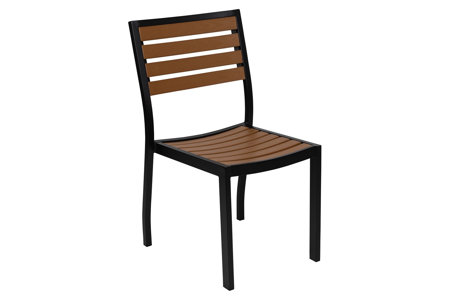 BLNK - Lark Outdoor Stackable Faux Teak Side Chair