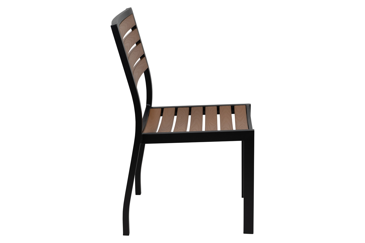 BLNK - Lark Outdoor Stackable Faux Teak Side Chair