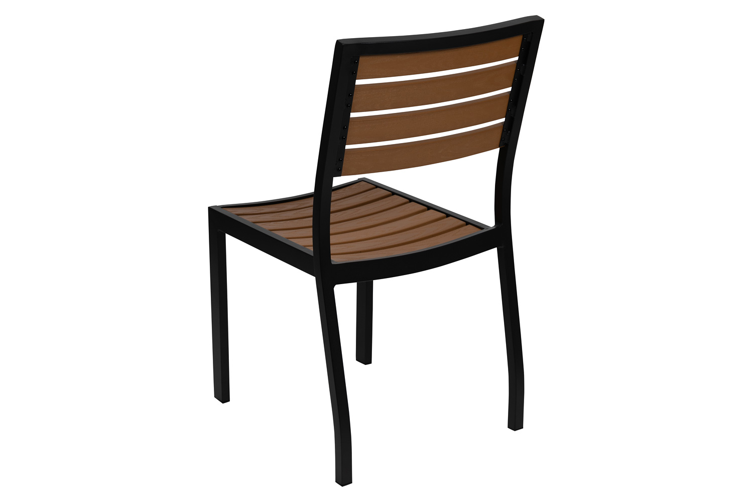 BLNK - Lark Outdoor Stackable Faux Teak Side Chair