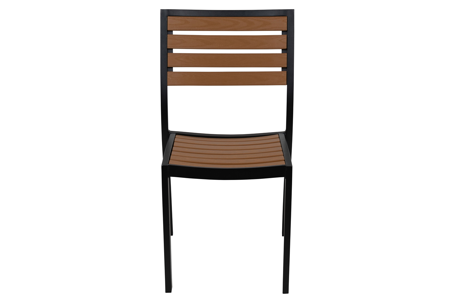 BLNK - Lark Outdoor Stackable Faux Teak Side Chair