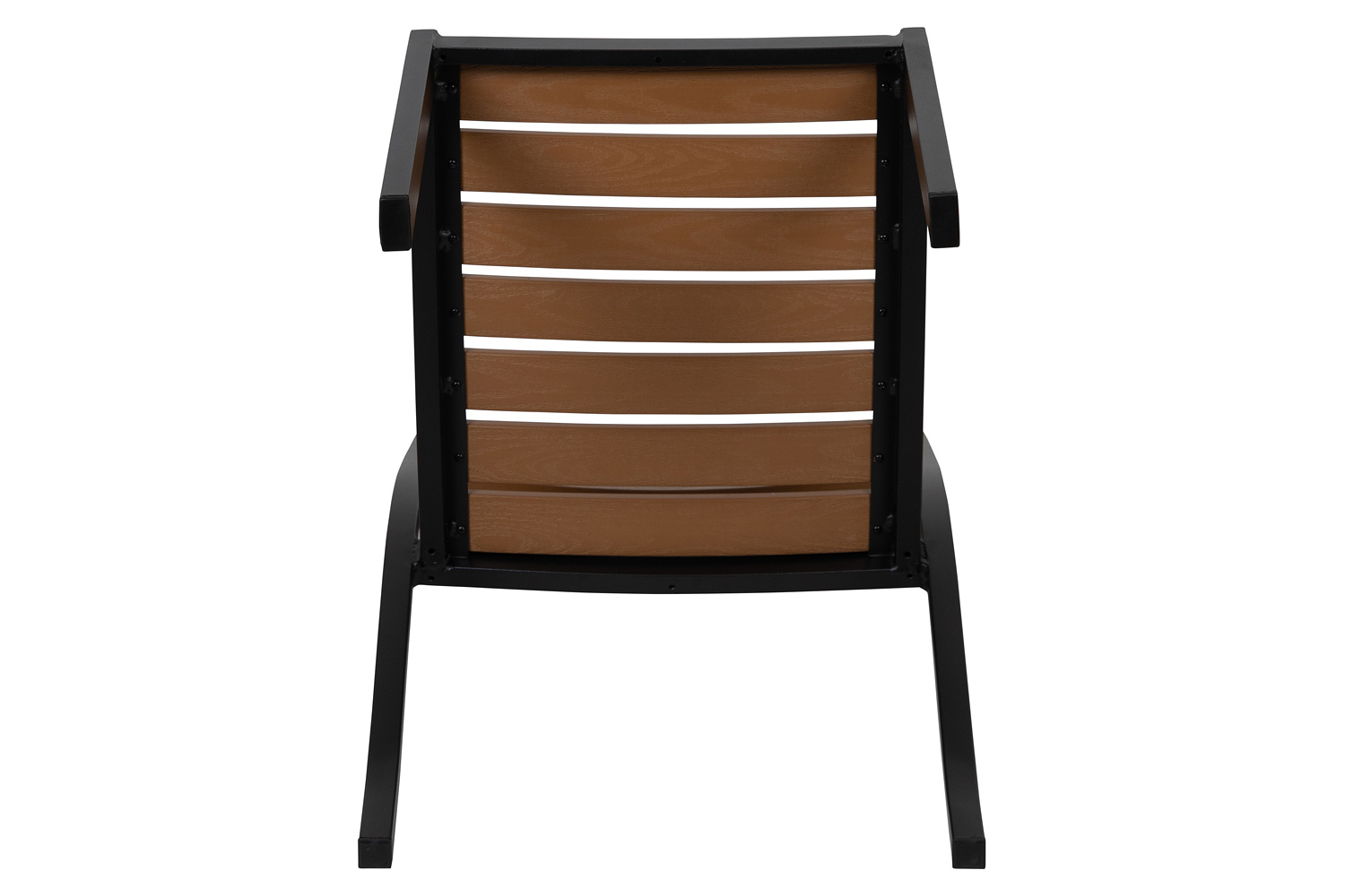 BLNK - Lark Outdoor Stackable Faux Teak Side Chair