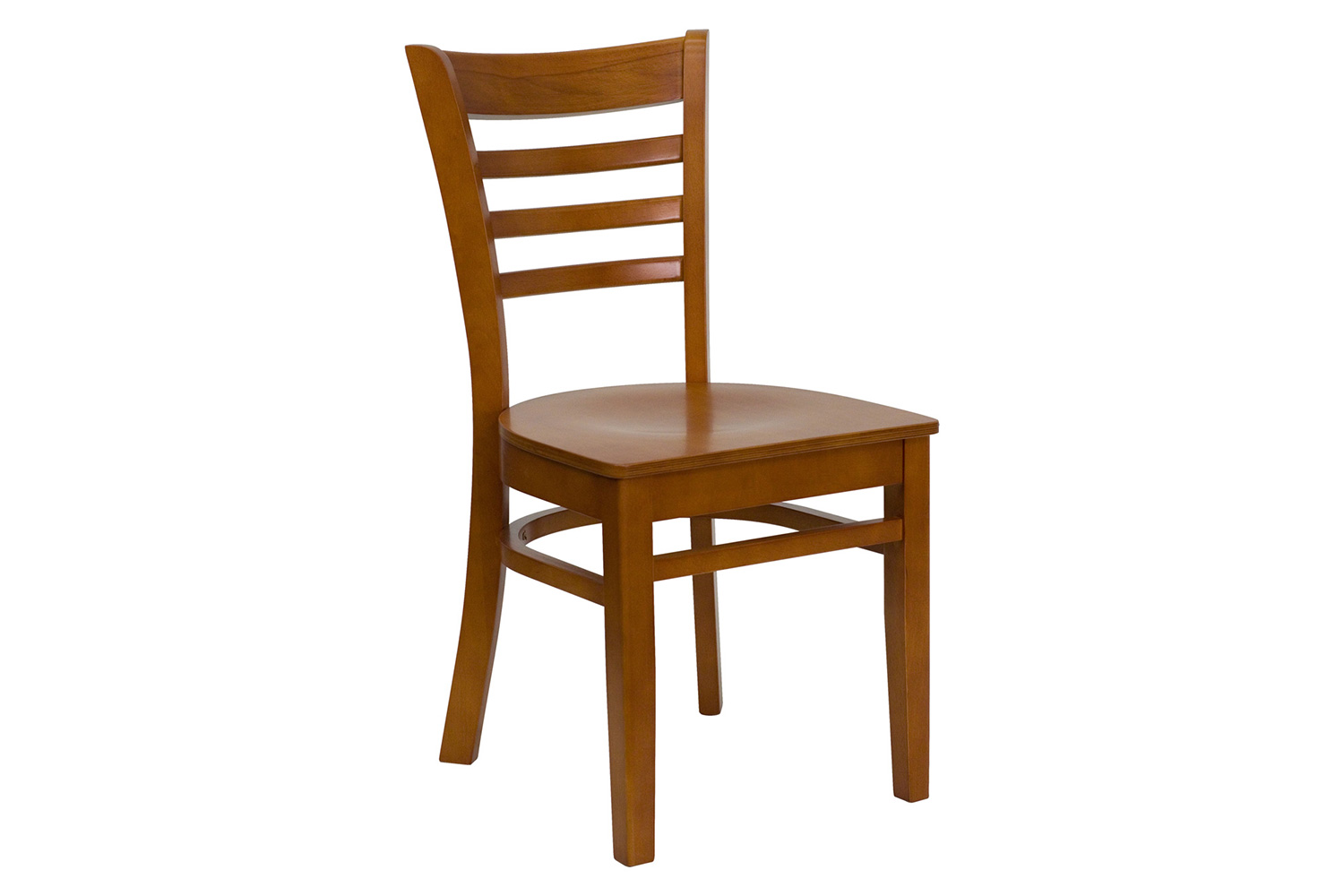 BLNK HERCULES Series Wood Ladder Back Restaurant Chair