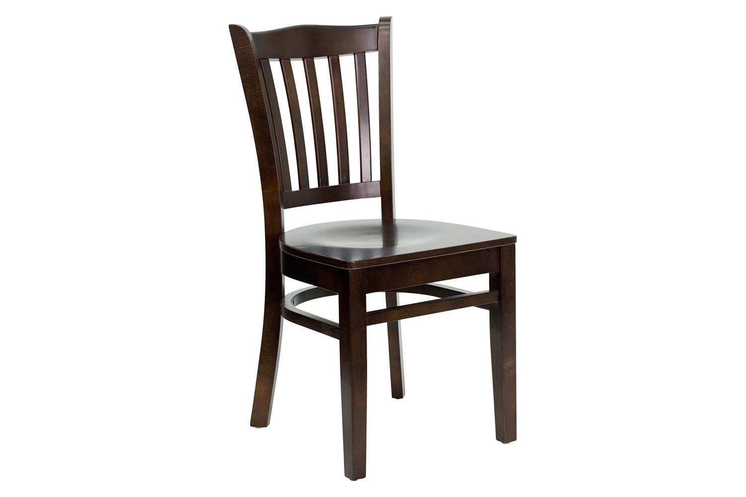 BLNK HERCULES Series Wood Vertical Slat Back Restaurant Chair