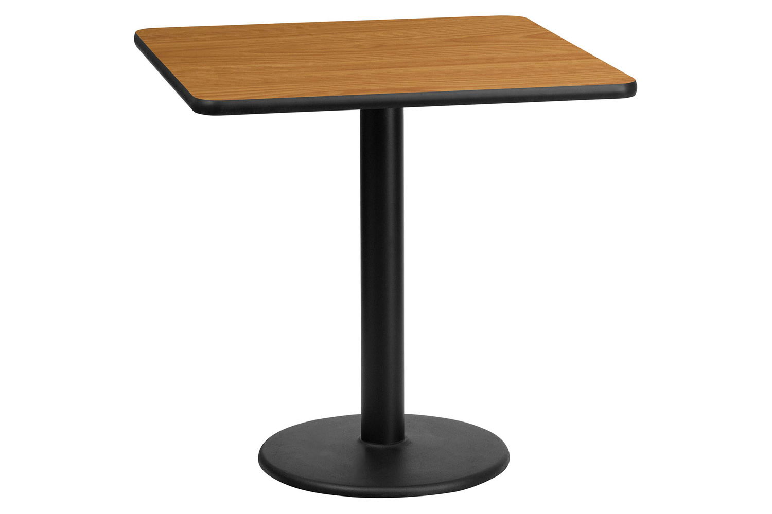 BLNK Square Table with 18'' Round Base