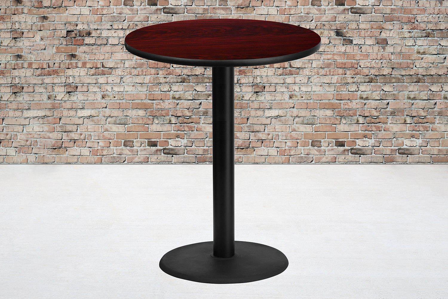 BLNK Round Bar Height Table with 24'' Round Base