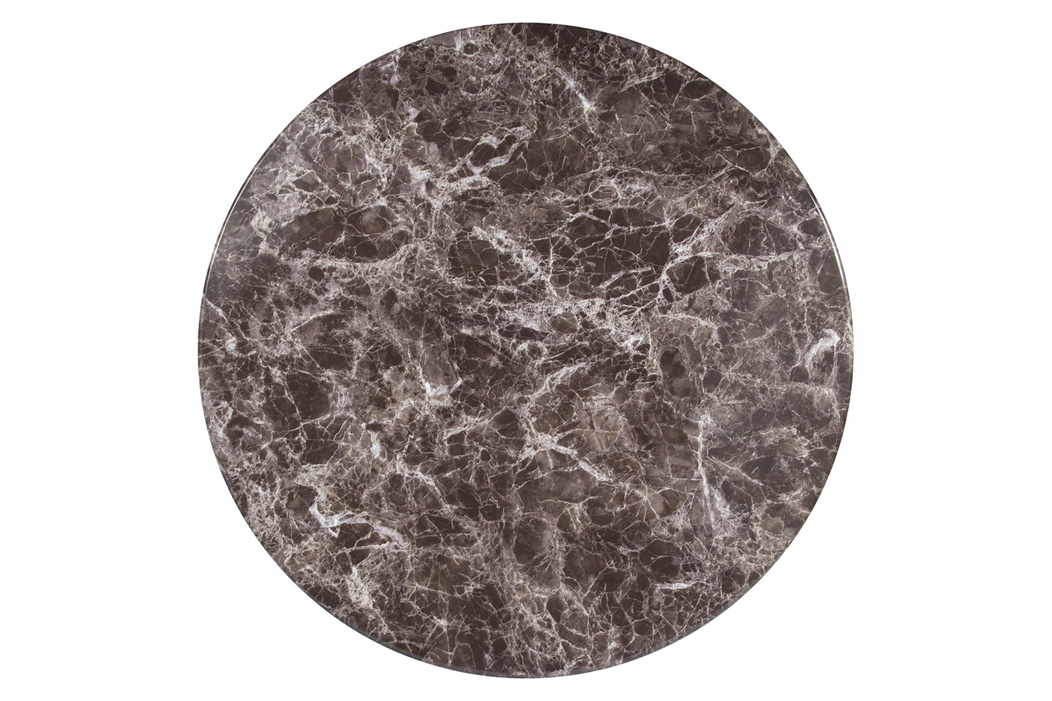 BLNK Glenbrook Round PVC Table Top - Gray Marble, 36"D