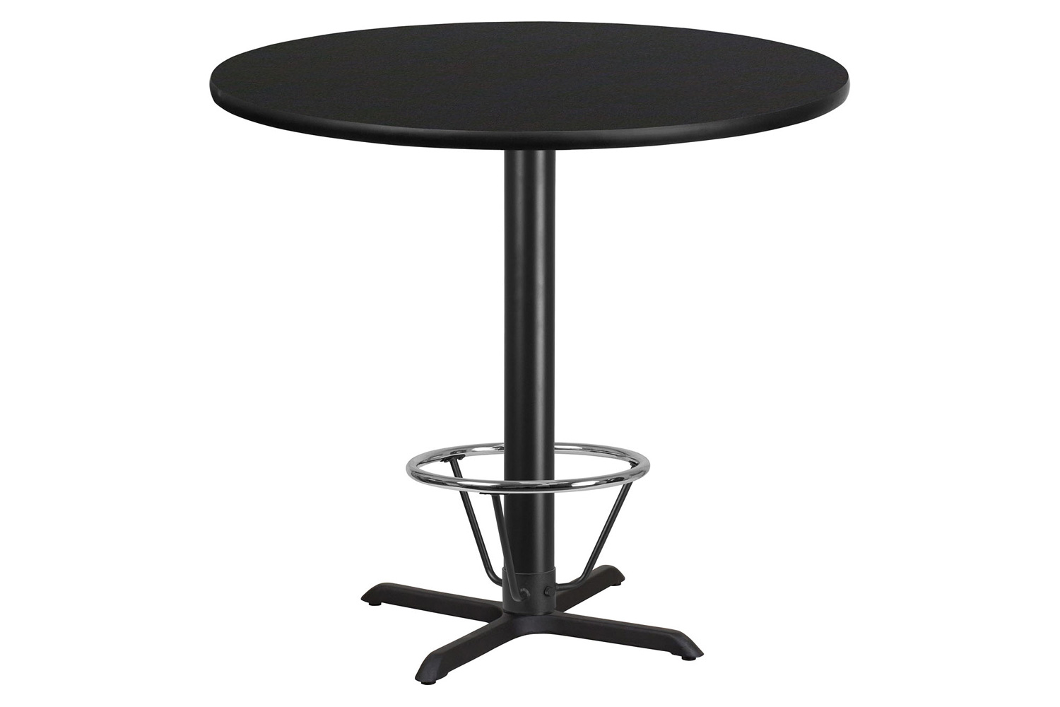 BLNK Round Bar Height Table with 33'' x 33'' Base