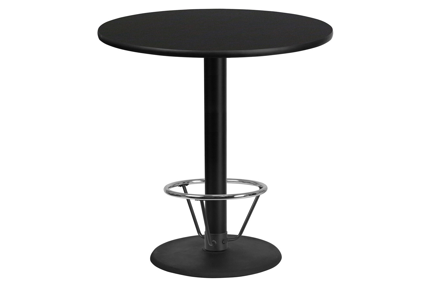 BLNK Round Bar Height Table with 24'' Round Base