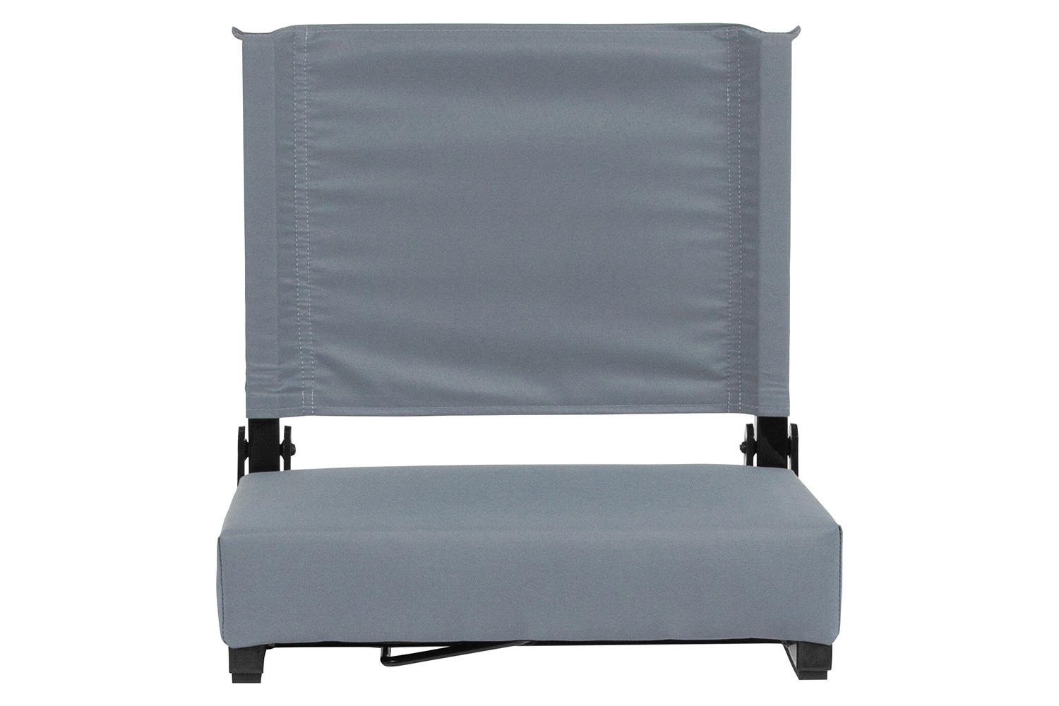 BLNK Grandstand Comfort Lightweight Stadium Chair with Handle and Ultra-Padded Seat - Gray