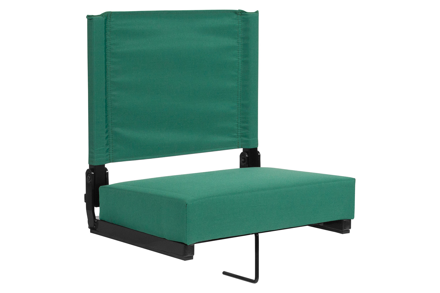 BLNK Grandstand Comfort Lightweight Stadium Chair with Handle and Ultra-Padded Seat - Hunter Green