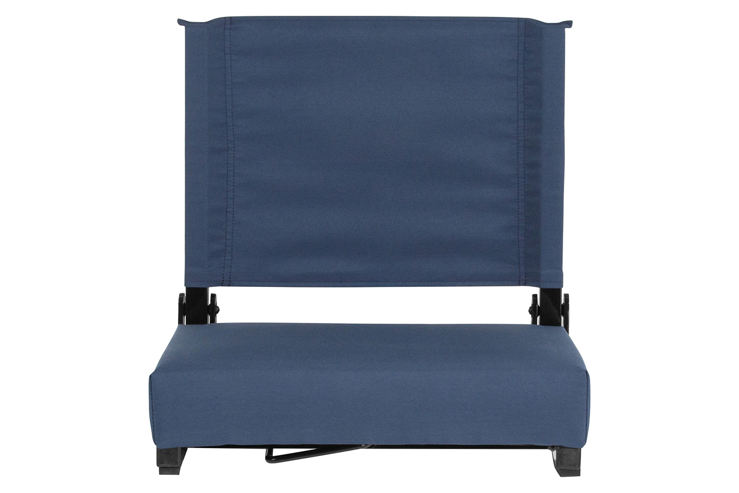 BLNK Grandstand Comfort Lightweight Stadium Chair with Handle and Ultra-Padded Seat - Navy Blue