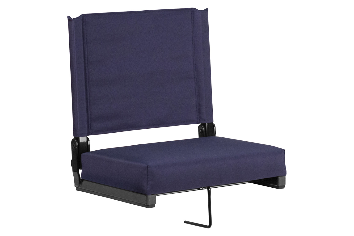 BLNK Grandstand Comfort Lightweight Stadium Chair with Handle and Ultra-Padded Seat - Navy