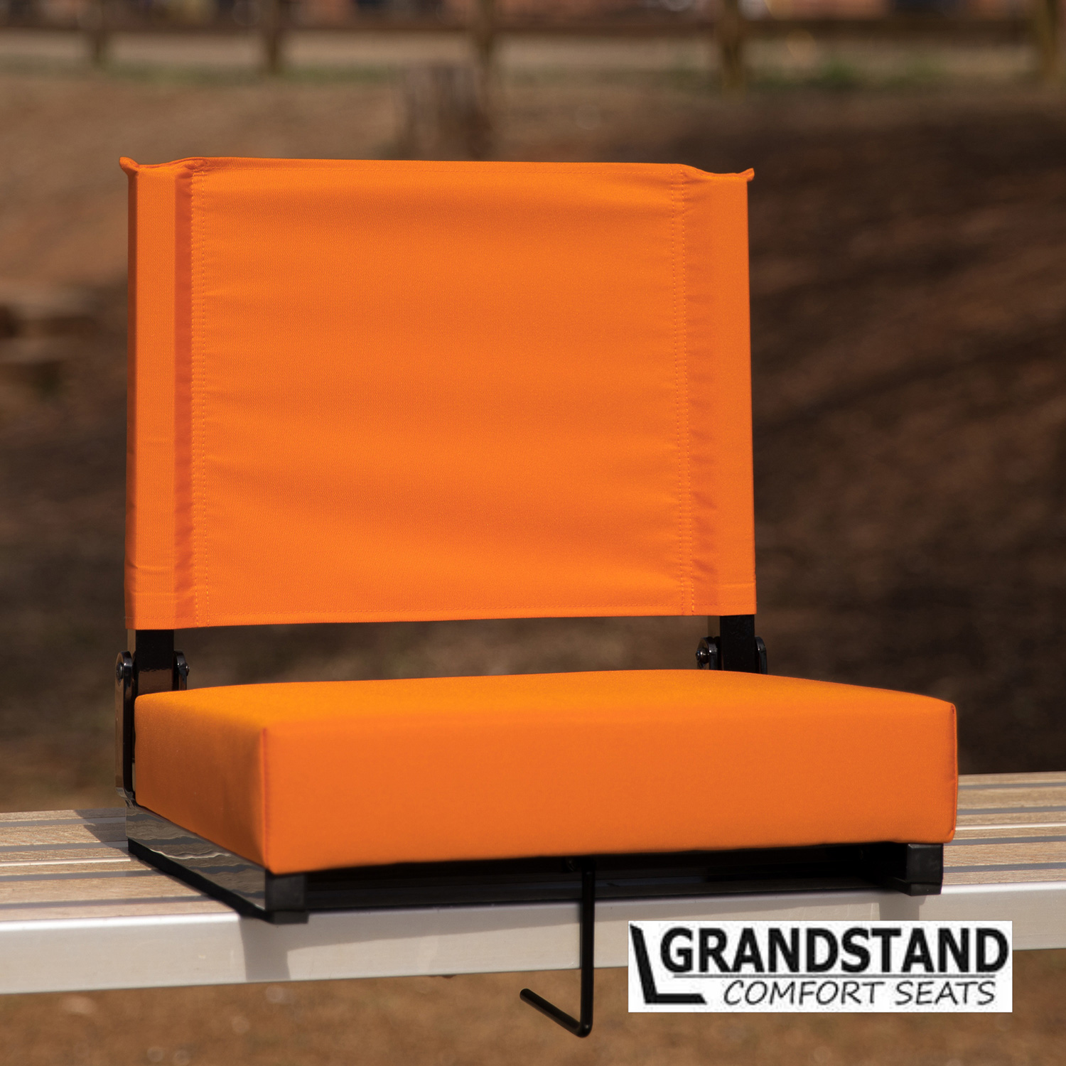 BLNK Grandstand Comfort Lightweight Stadium Chair with Handle and Ultra-Padded Seat