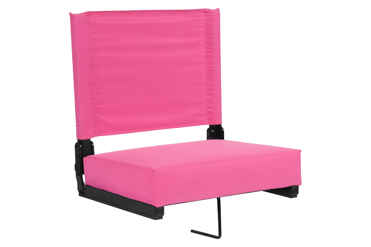 BLNK Grandstand Comfort Lightweight Stadium Chair with Handle and Ultra-Padded Seat - Pink