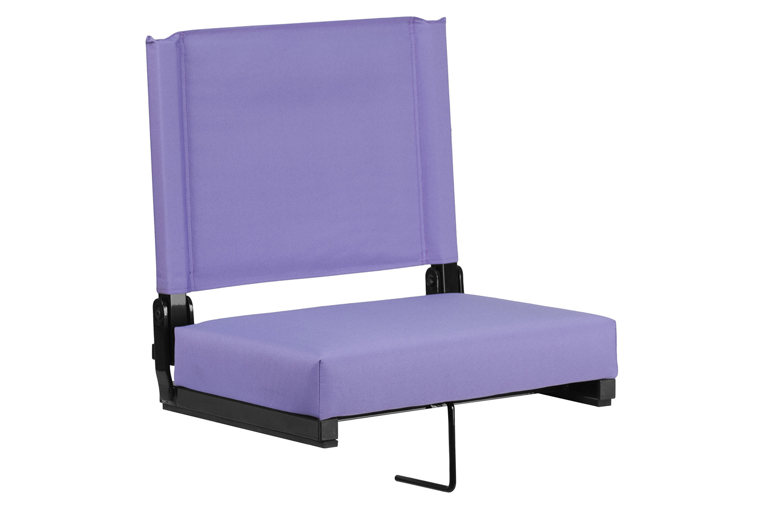 BLNK Grandstand Comfort Lightweight Stadium Chair with Handle and Ultra-Padded Seat - Purple