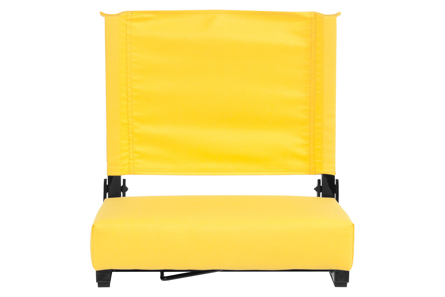 BLNK Grandstand Comfort Lightweight Stadium Chair with Handle and Ultra-Padded Seat - Yellow