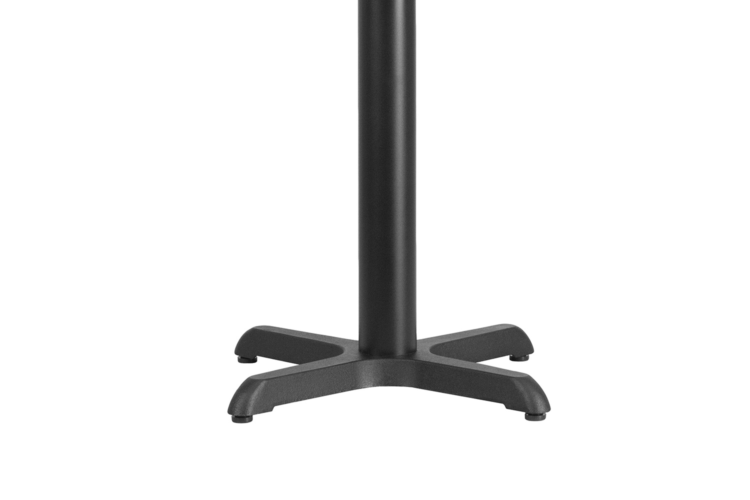 BLNK Beverly Restaurant Table X-Base with Table Height Column - 22"W x 22"L