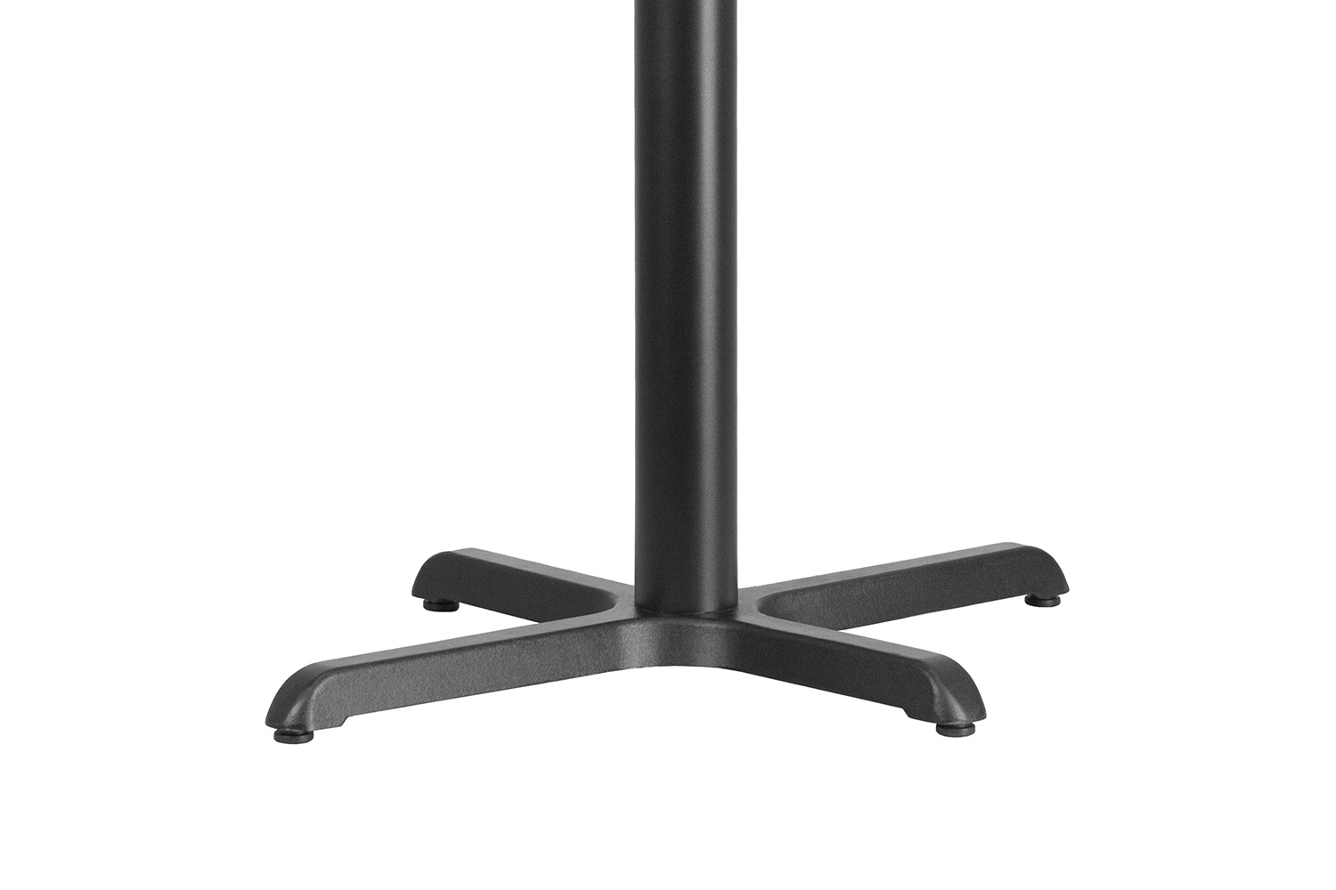 BLNK Beverly Restaurant Table X-Base with Table Height Column - 23.75"W x 30"L