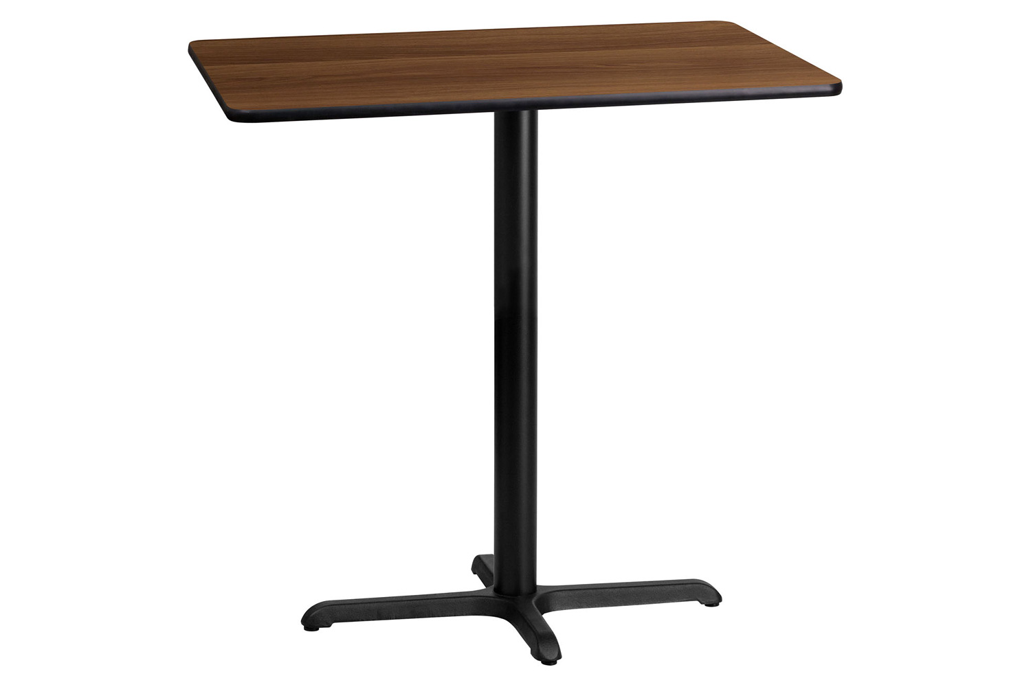 BLNK Rectangular Bar Height Table with 23.5'' x 29.5'' Base