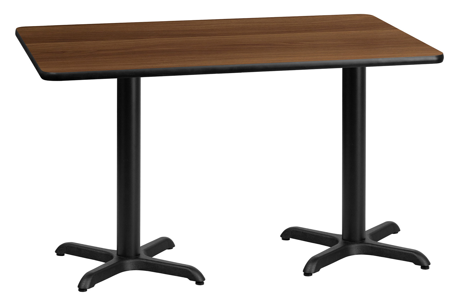 BLNK Rectangular Table with 22'' x 22'' Bases