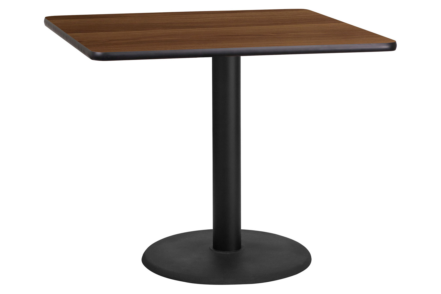 BLNK Square Table with 24'' Round Base