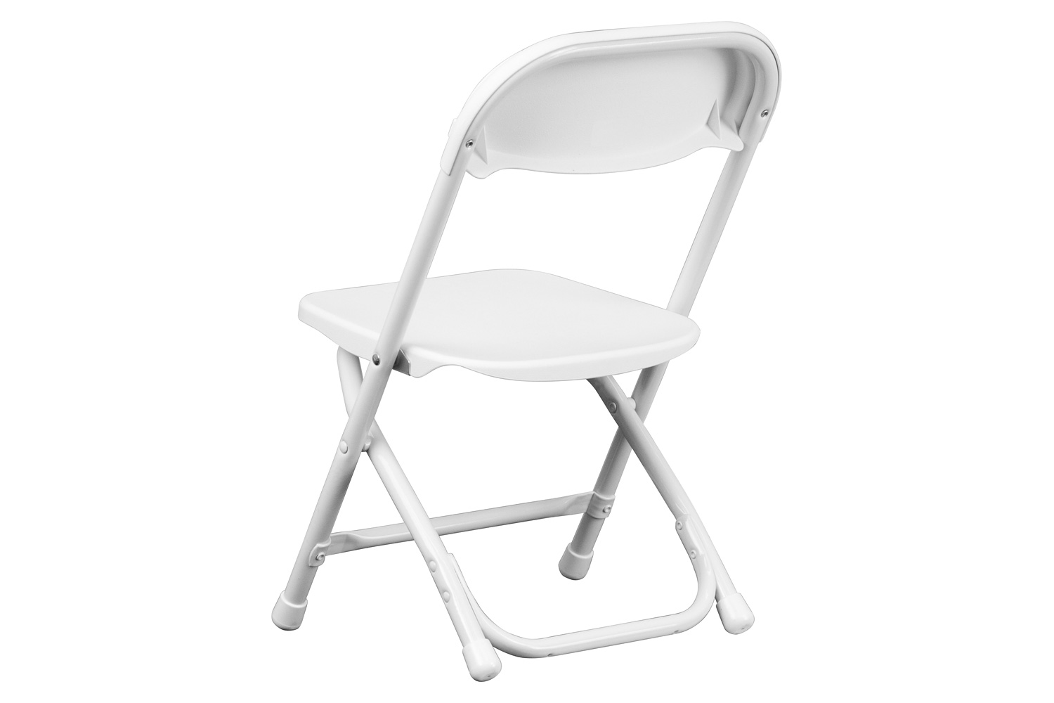 BLNK Timmy Kids Plastic Folding Chair - White