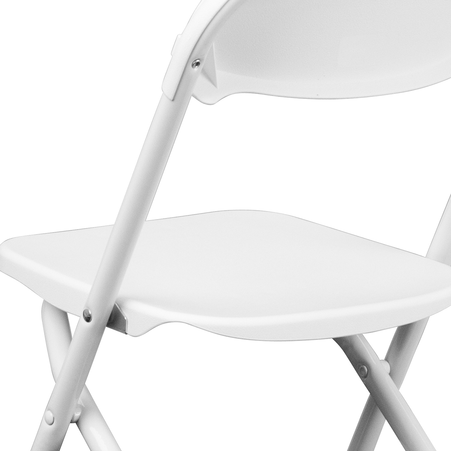 BLNK Timmy Kids Plastic Folding Chair - White