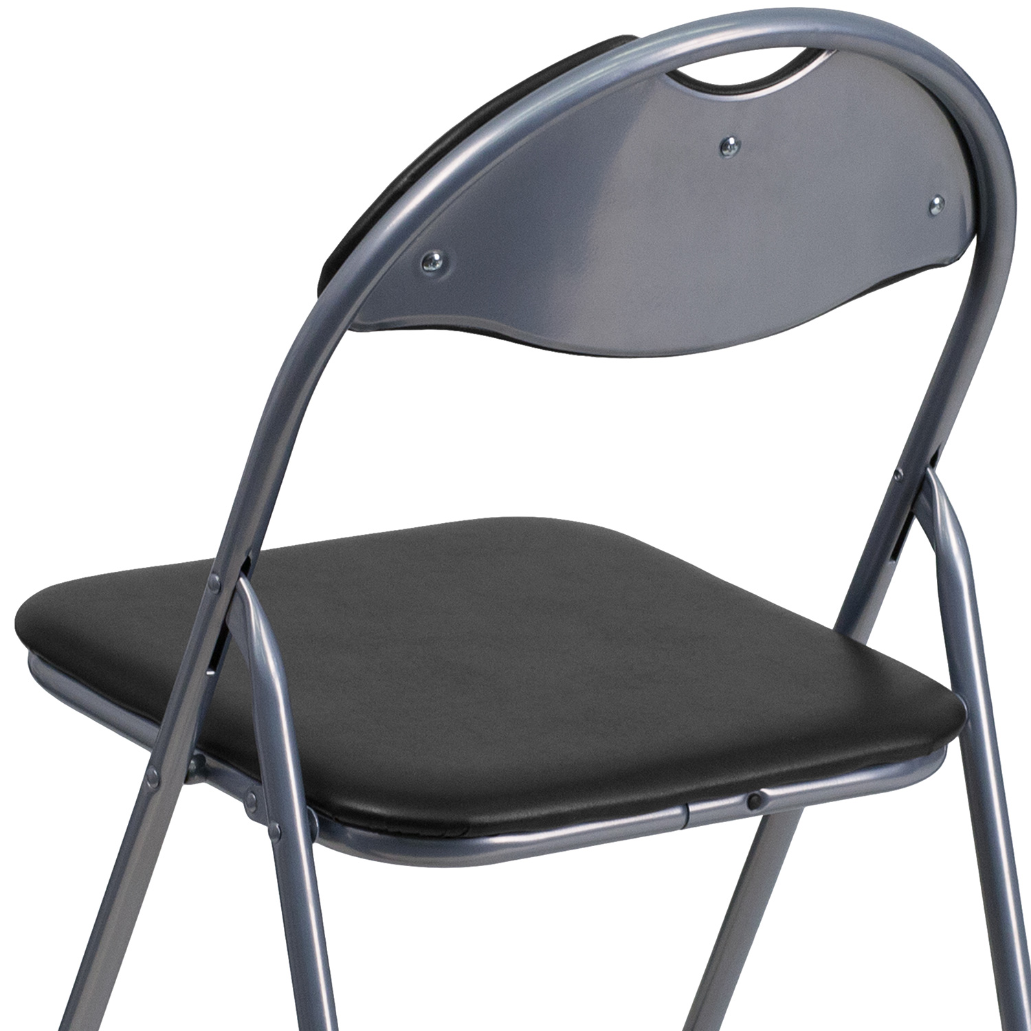 BLNK - HERCULES Series Vinyl Metal Folding Chair with Carrying Handle