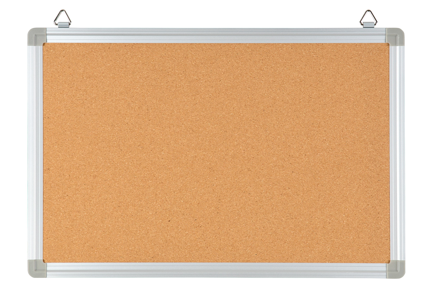 BLNK - HERCULES Series Personal Sized Natural Cork Board with Aluminum Frame