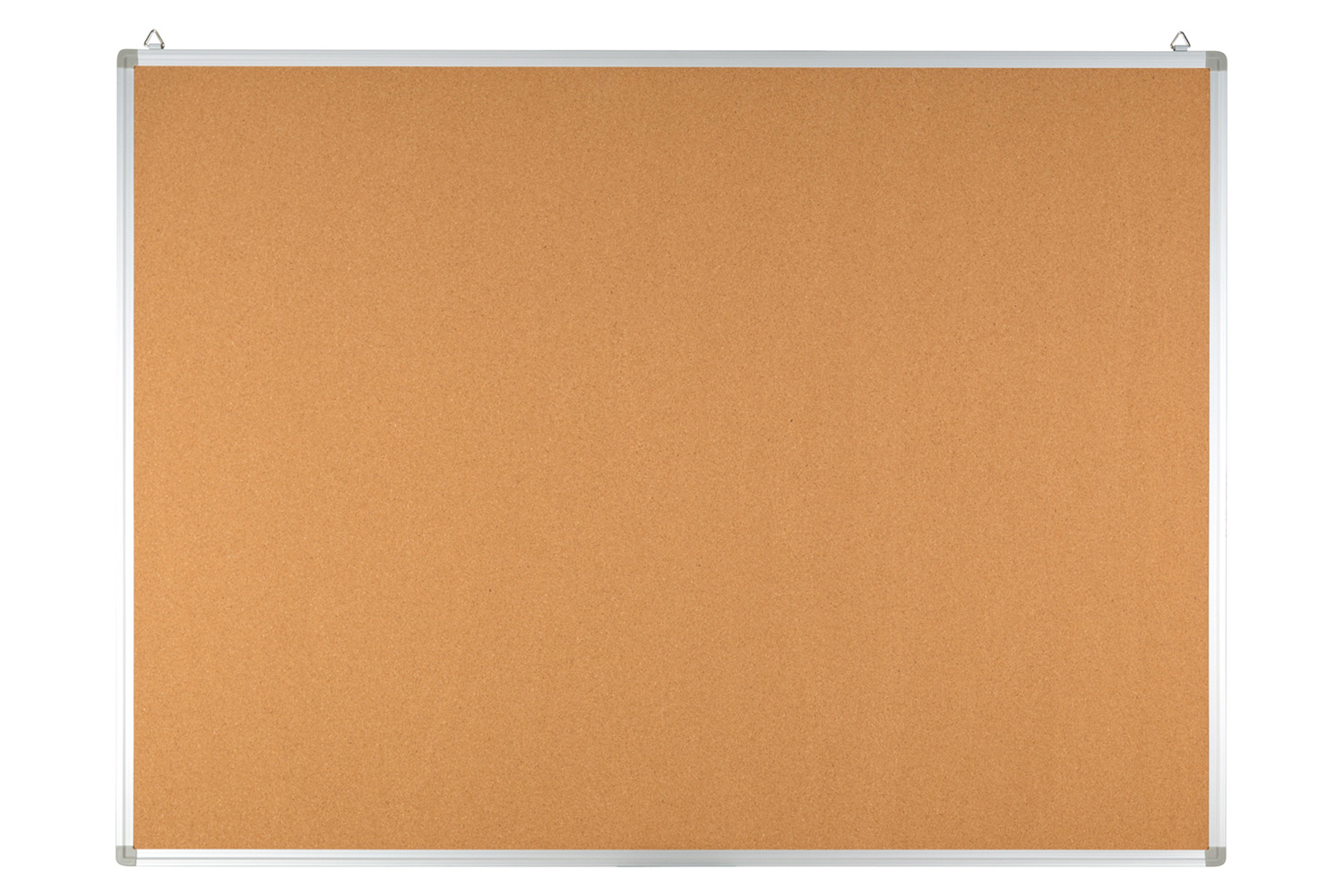 BLNK HERCULES Series Natural Cork Board with Aluminum Frame - 47.25"W x 35.5"H