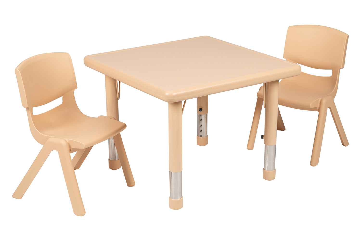 BLNK - Emmy Square Plastic Height Adjustable Activity Table Set