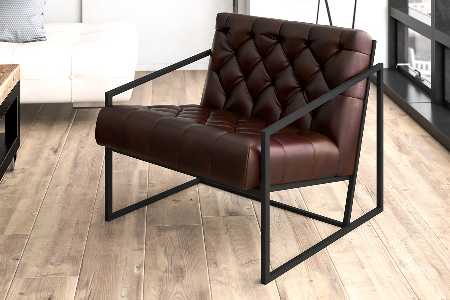 BLNK HERCULES Madison Series LeatherSoft Lounge Chair