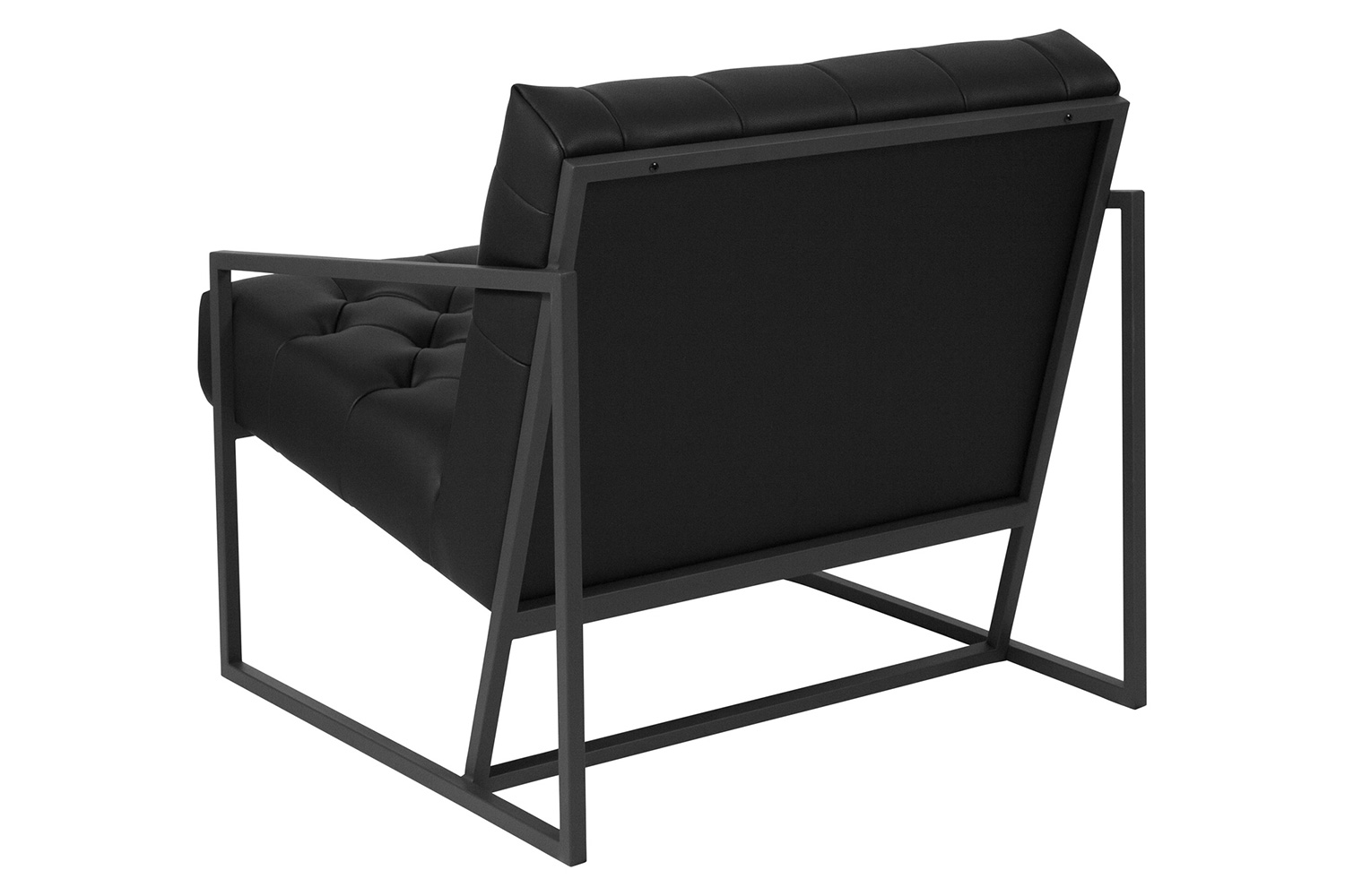 BLNK HERCULES Madison Series LeatherSoft Lounge Chair - Black