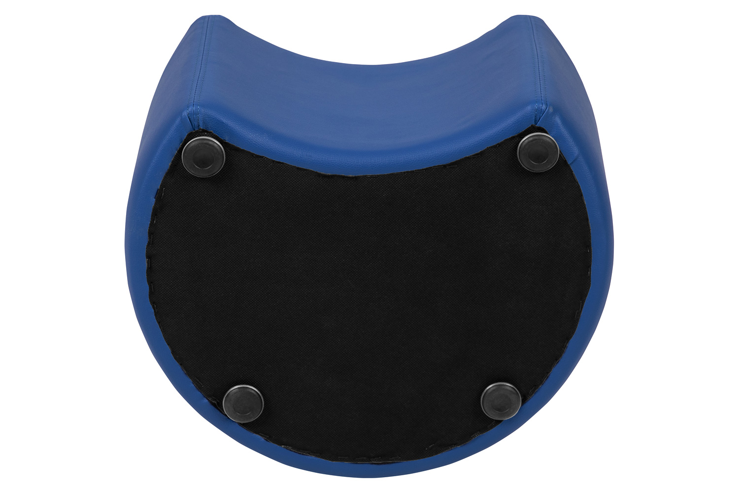 BLNK Nicholas Moon Flexible Soft Seating - Blue, 12"H Seat