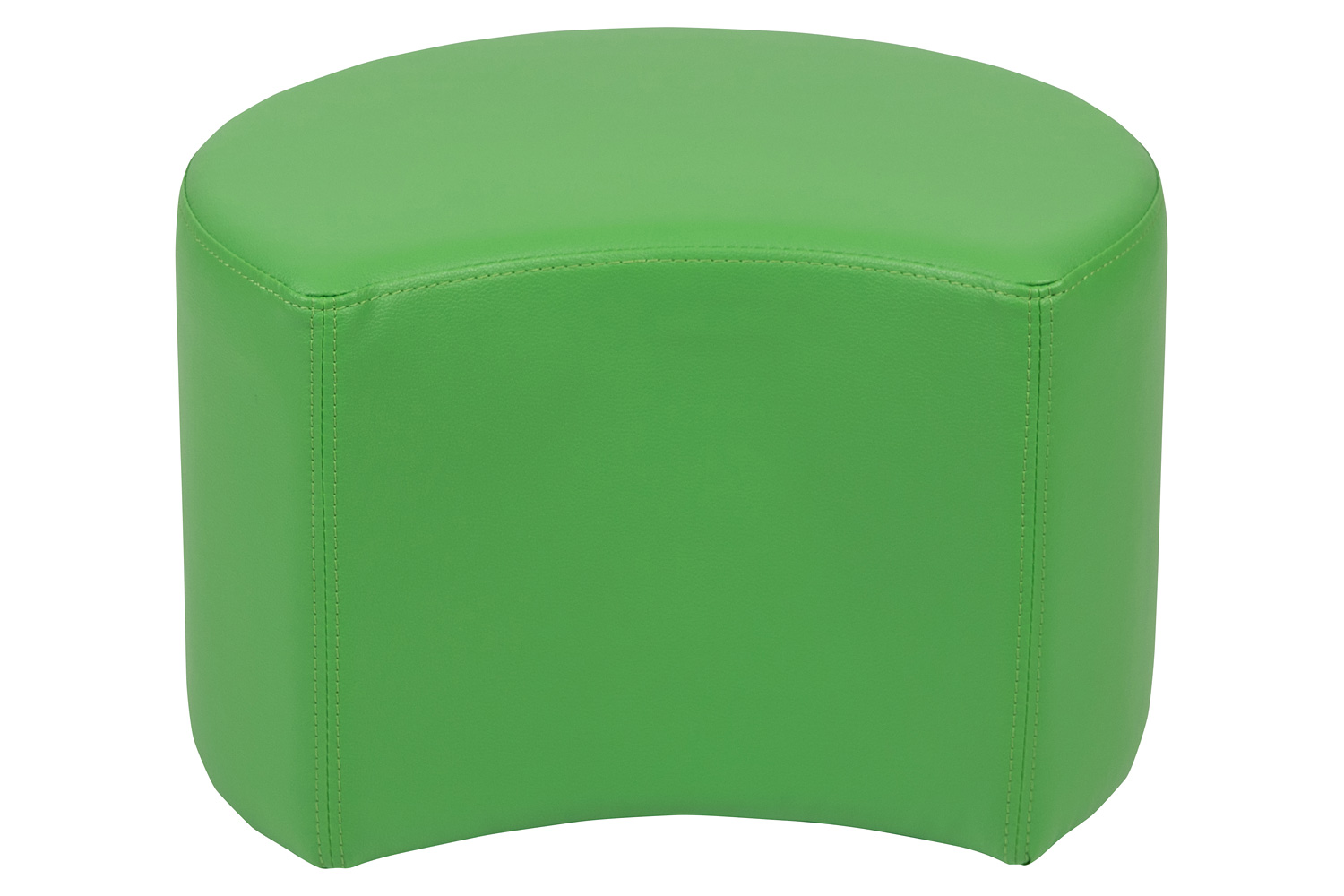 BLNK Nicholas Moon Flexible Soft Seating - Green, 12"H Seat