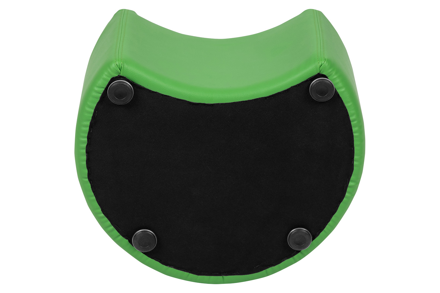 BLNK Nicholas Moon Flexible Soft Seating - Green, 12"H Seat