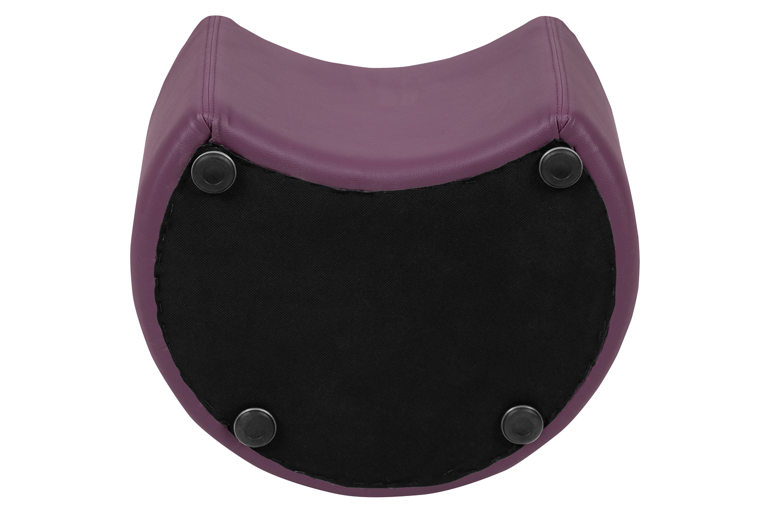 BLNK Nicholas Moon Flexible Soft Seating - Purple, 12"H Seat