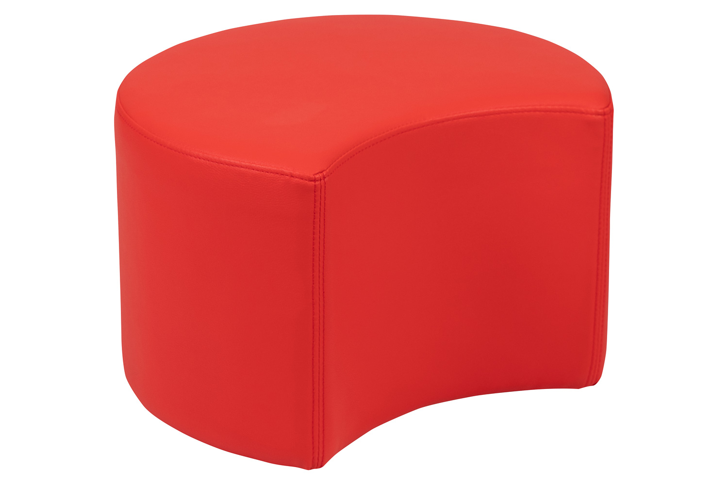 BLNK Nicholas Moon Flexible Soft Seating - Red, 12"H Seat