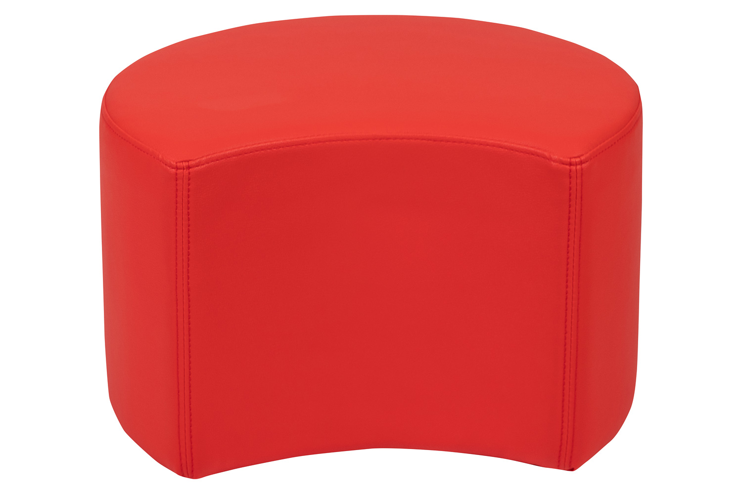 BLNK Nicholas Moon Flexible Soft Seating - Red, 12"H Seat