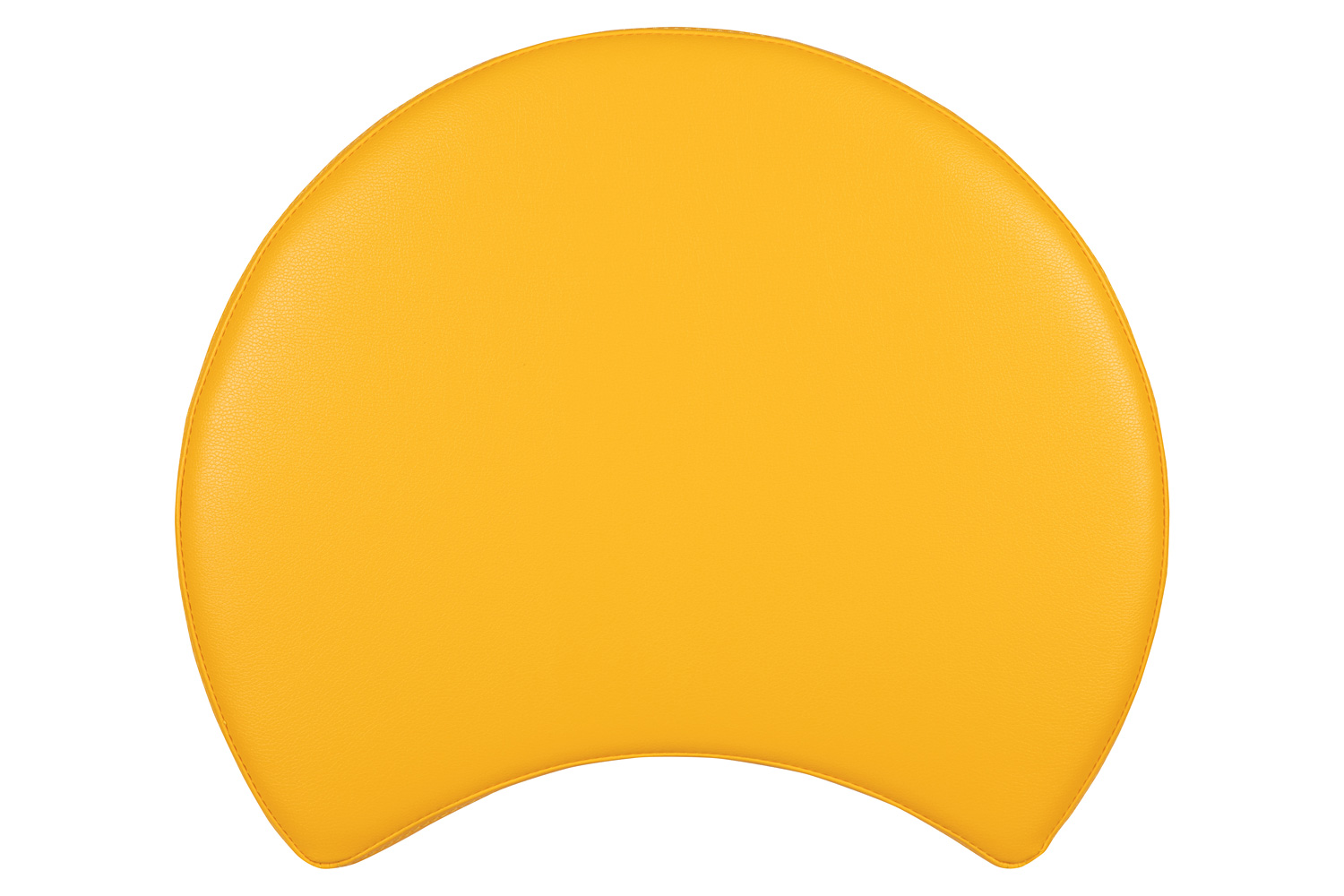 BLNK Nicholas Moon Flexible Soft Seating - Yellow, 12"H Seat