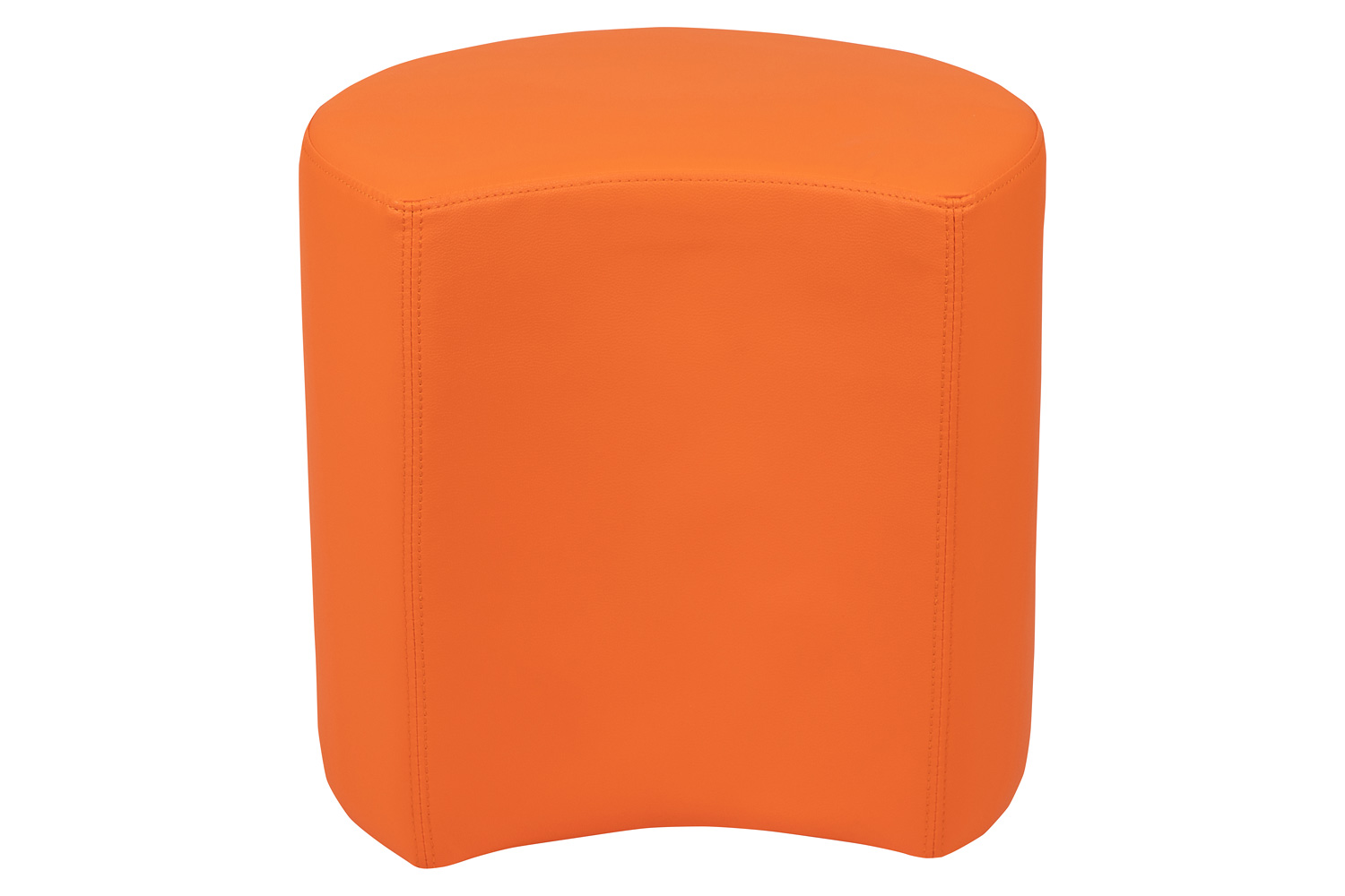 BLNK Nicholas Moon Flexible Soft Seating - Orange, 18"H Seat