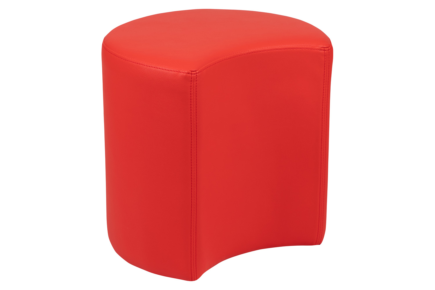 BLNK Nicholas Moon Flexible Soft Seating - Red, 18"H Seat