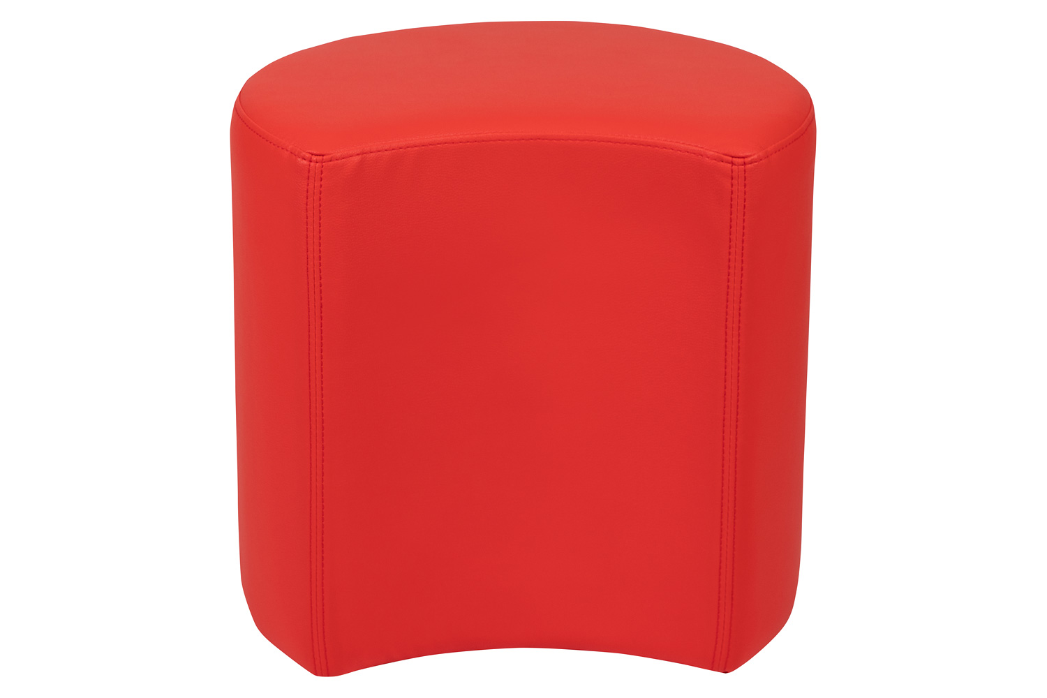 BLNK Nicholas Moon Flexible Soft Seating - Red, 18"H Seat