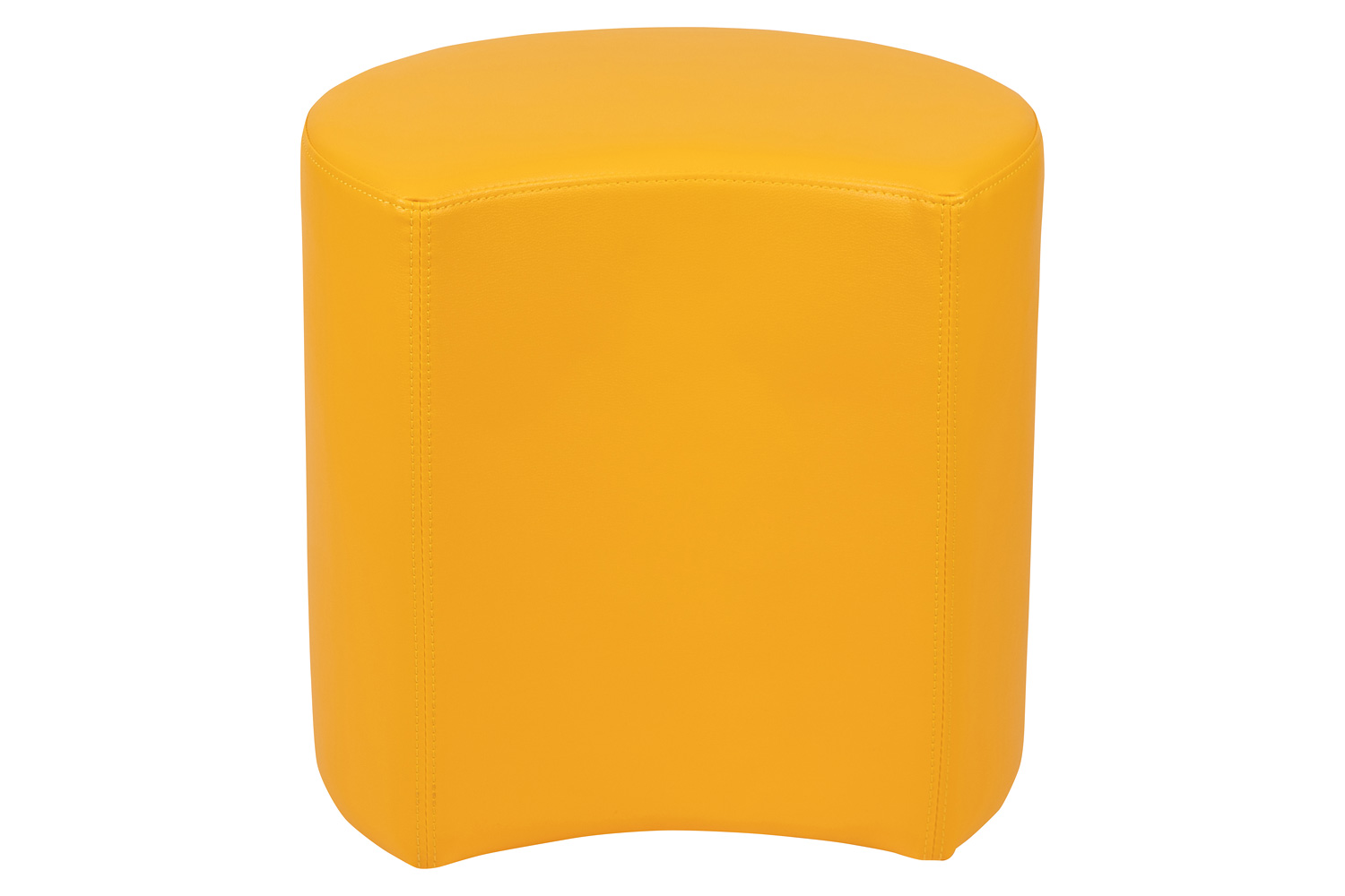 BLNK Nicholas Moon Flexible Soft Seating - Yellow, 18"H Seat