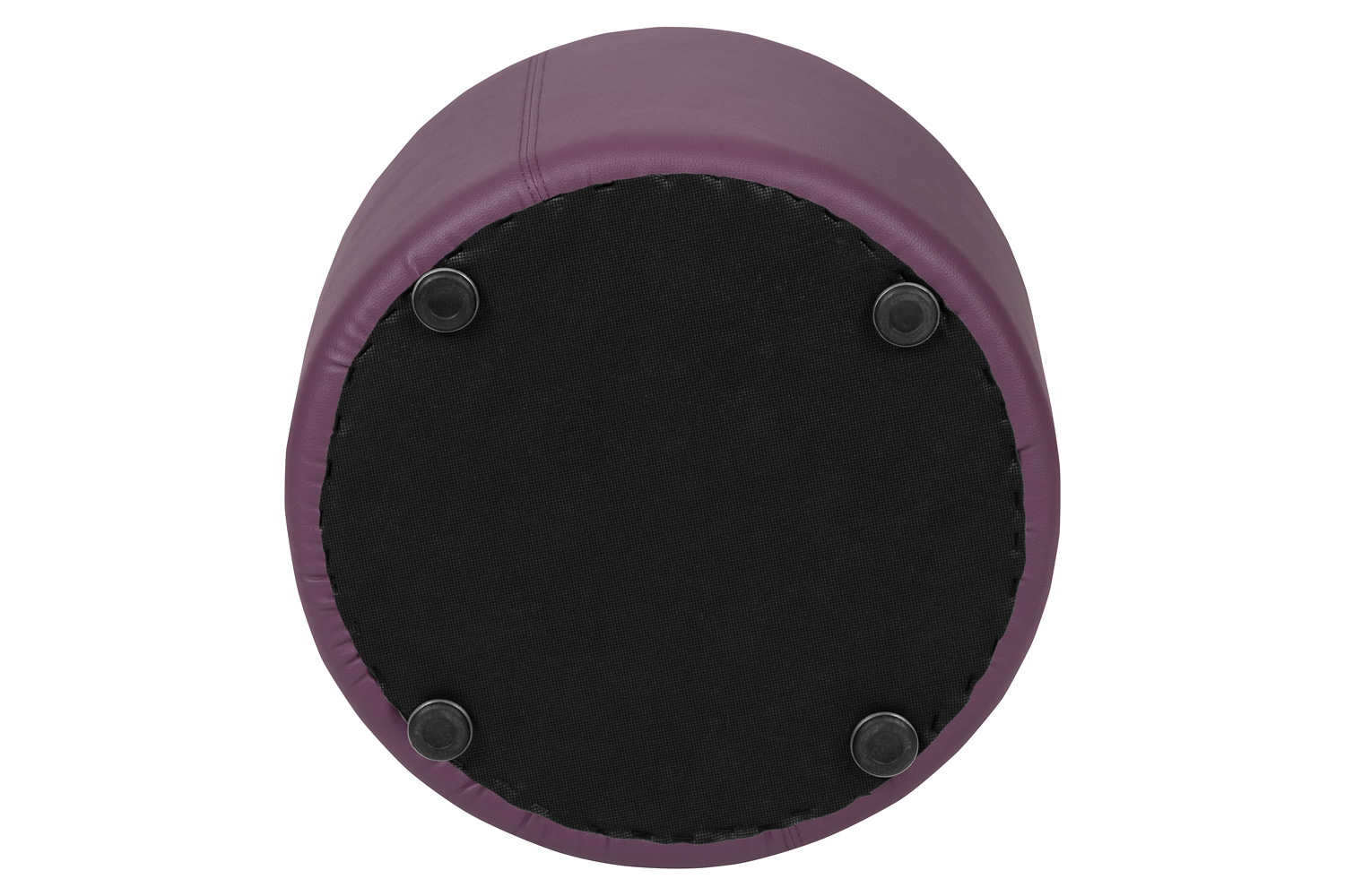 BLNK Nicholas Circle Flexible Soft Seating - Purple, 12"H Seat