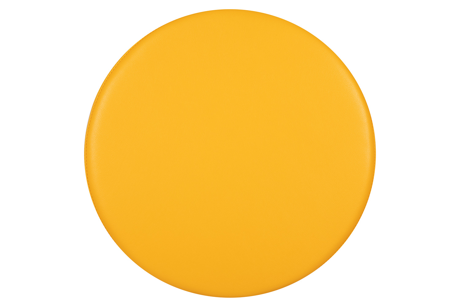 BLNK Nicholas Circle Flexible Soft Seating - Yellow, 12"H Seat