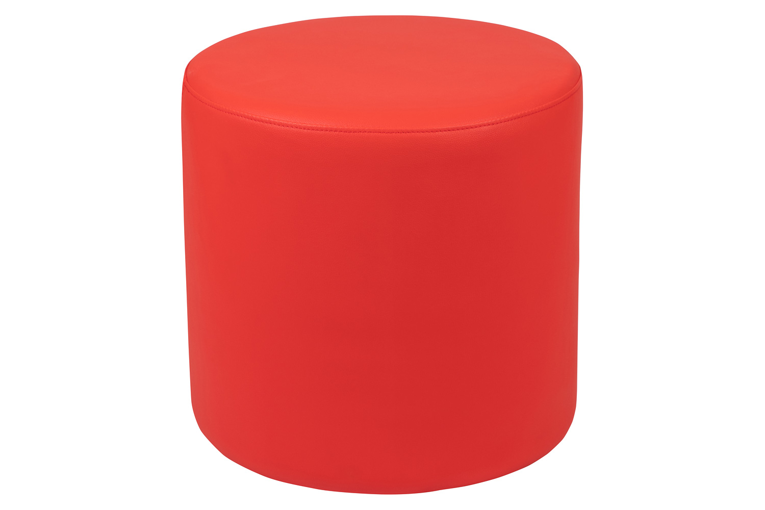 BLNK Nicholas Circle Flexible Soft Seating - Red, 18"H Seat