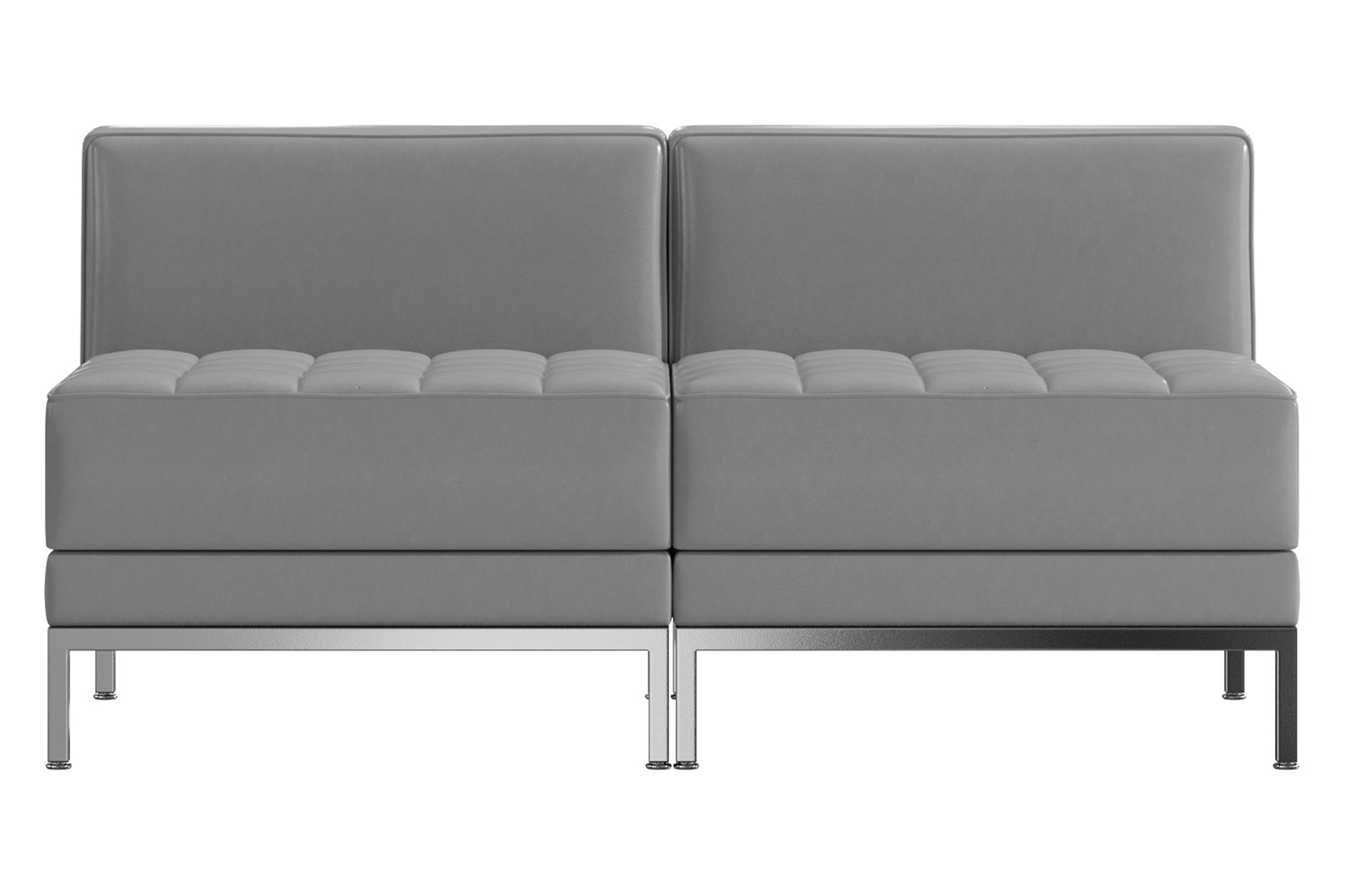 BLNK - HERCULES Imagination Series LeatherSoft Waiting Room Lounge Set, Reception Bench 2 Piece