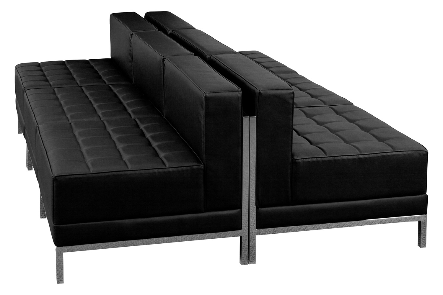 BLNK - HERCULES Imagination Series LeatherSoft Lounge Set 6 Pieces