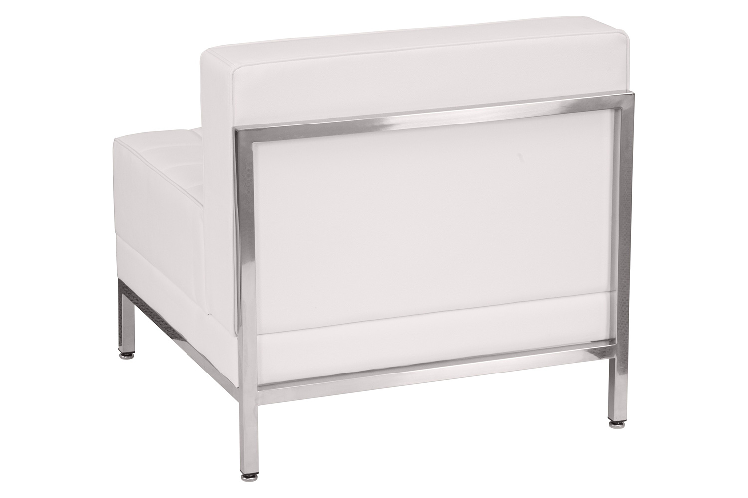 BLNK HERCULES Imagination Series LeatherSoft Contemporary Middle Chair - Melrose White